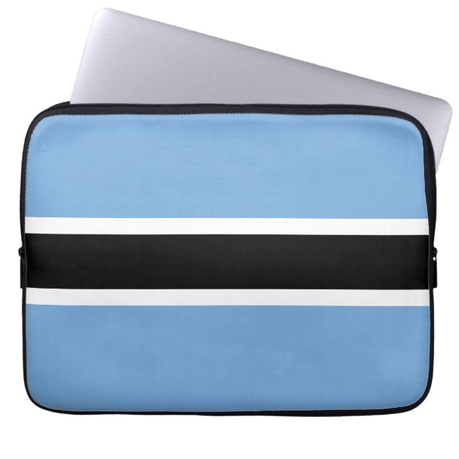 Botswana flagga laptop fodral (Framsidan)