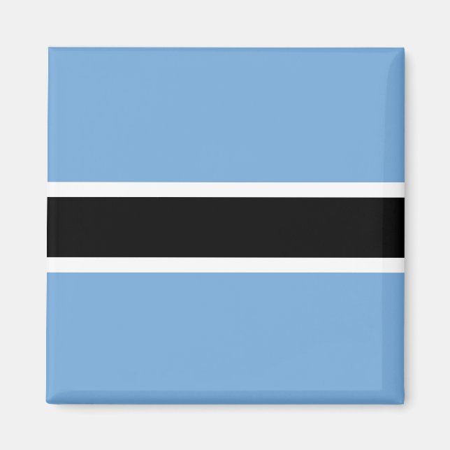 Botswana Flagga Magnet (Framsidan)