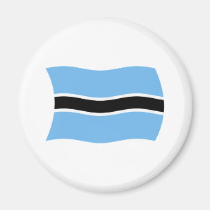 Botswana Flagga Magnet