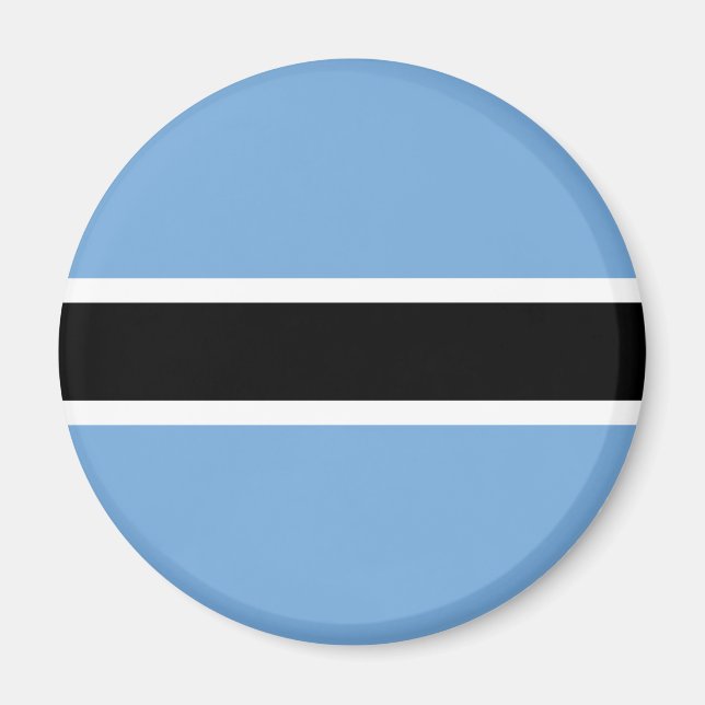 Botswana flagga Magnet (Framsidan)