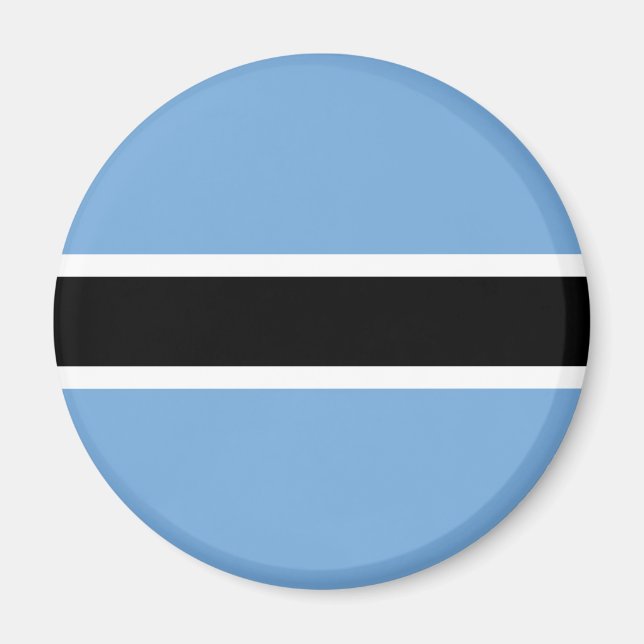 Botswana Flagga Magnet (Framsidan)