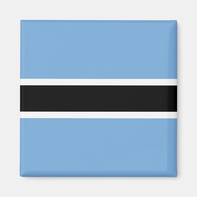 Botswana Flagga Magnet (Framsidan)