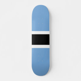 Botswana flagga mini skateboard bräda 18,5 cm