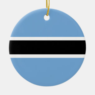 Botswana Flagga Ornament