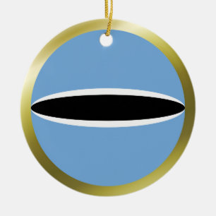 Botswana Flagga Ornament