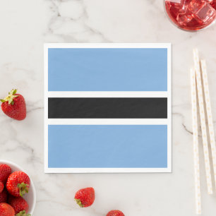 Botswana flagga pappersservett