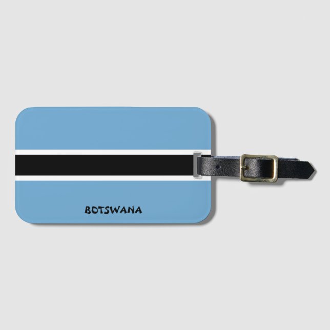 Botswana - Flagga Patriotic Bagagebricka (Framsida horisontal)