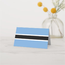 Botswana flagga placeringskort