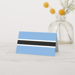 Botswana flagga placeringskort