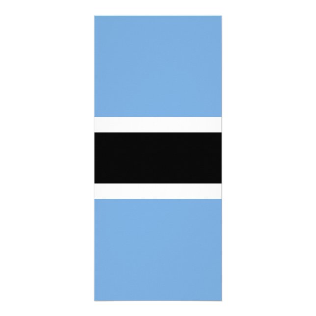 Botswana flagga reklamkort (Framsidan)