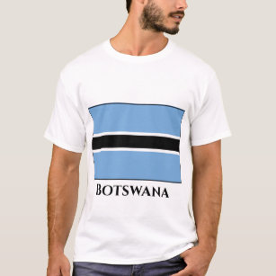 Botswana Flagga T Shirt