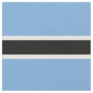 Botswana flagga tyg