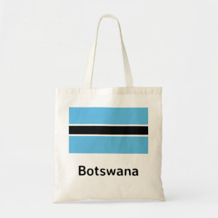 Botswana Flagga Tygkasse