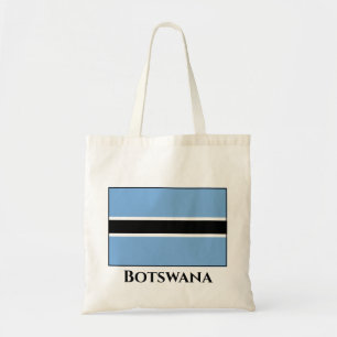 Botswana Flagga Tygkasse