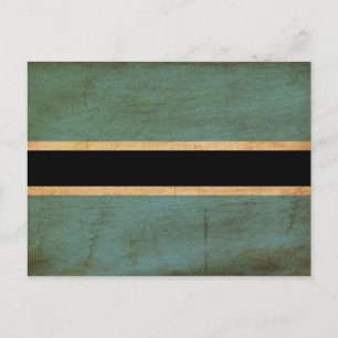 Botswana Flagga Vykort