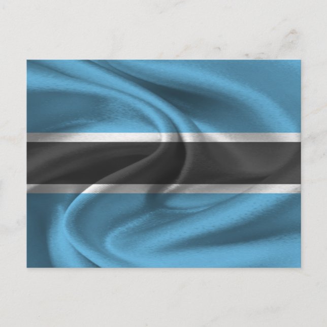 Botswana Flagga Vykort (Framsida)