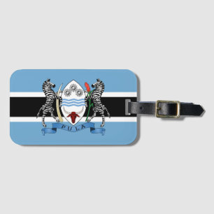 Botswana Jackar Arm/ Flagga Bagagebricka
