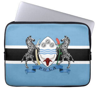 Botswana Jackar Arm/ Flagga Laptop Fodral