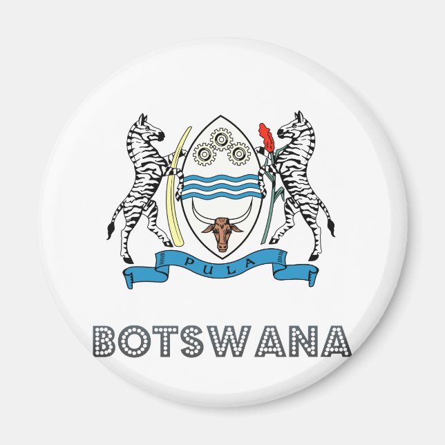 Botswana Jackar om Arm Magnet (Framsidan)