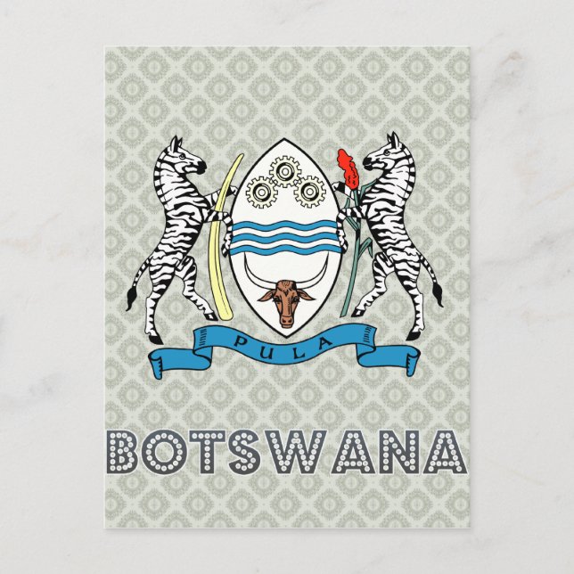 Botswana Jackar om Arm Vykort (Framsida)