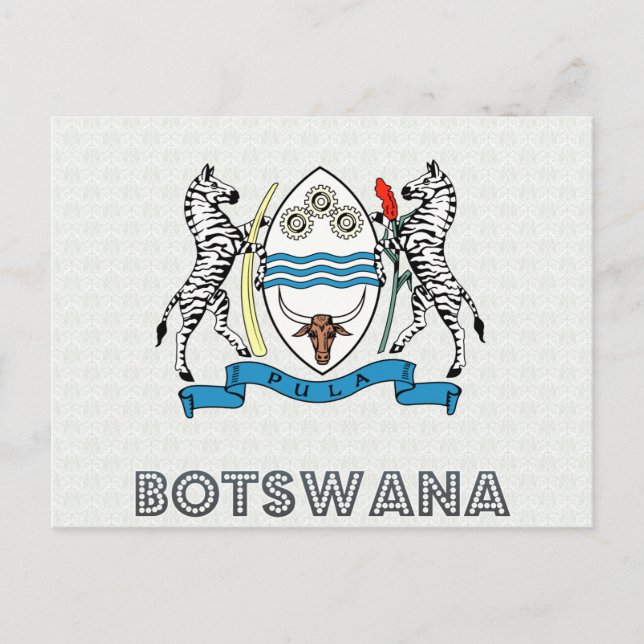 Botswana Jackar om Arm Vykort (Framsida)