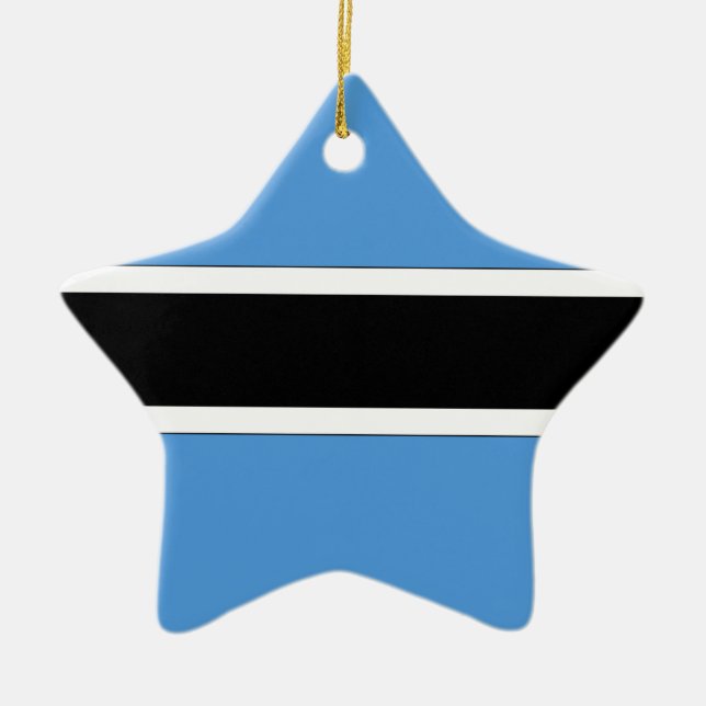 Botswana Julgransprydnad Keramik (Framsidan)