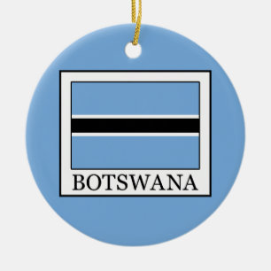 Botswana Julgransprydnad Keramik