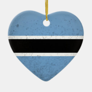 Botswana Julgransprydnad Keramik