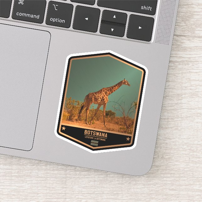 Botswana Klistermärken (Detalj)