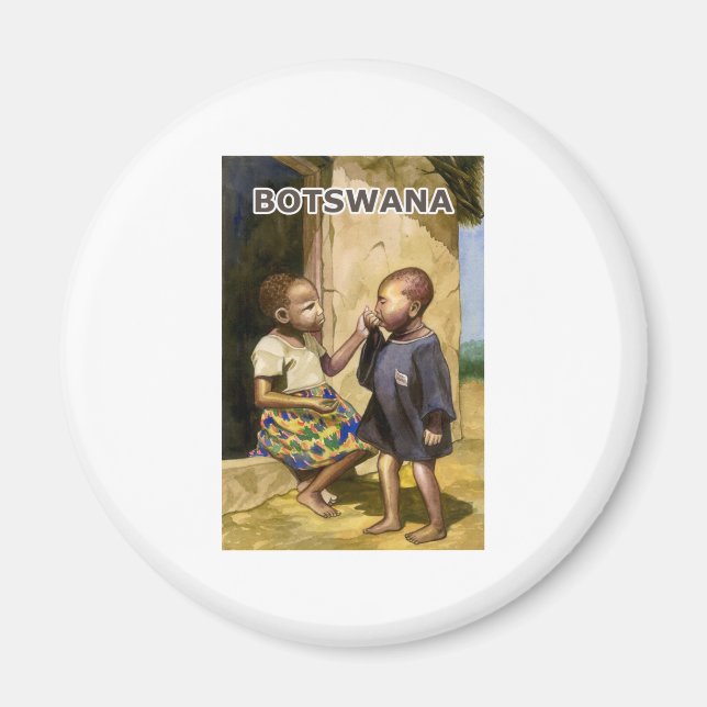 Botswana Magnet (Framsidan)
