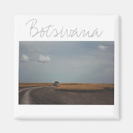 Botswana Makgadikgadi Salt Pans Car Travel Magnet
