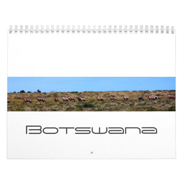 Botswana Nature Kubu Baobab Island Makgadikgadi Kalender (Omslag)