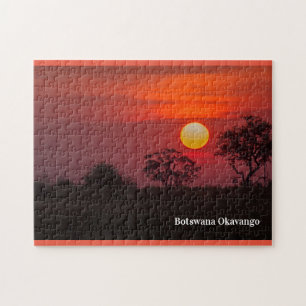 Botswana Okavango Delta Sunset Pussel