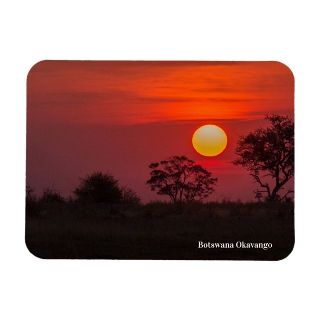 Botswana Okavango Flexible Photo Magnet (Horisontell)