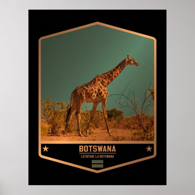 Botswana Poster (Framsidan)