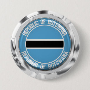 Botswana Round Emblem Knapp