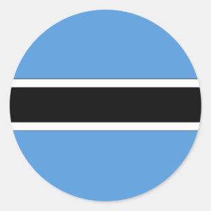 Botswana Runt Klistermärke