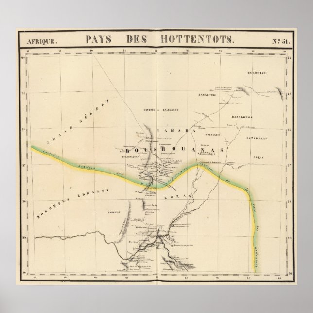 Botswana, södra Afrikan 51 Poster (Framsidan)