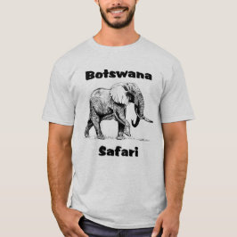 Botswansk SafarielefantTshirt Tee