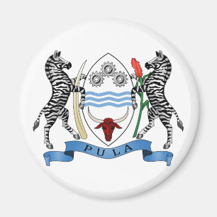 Botswansk vapensköldmagnet magnet