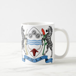 Botswansk vapensköldmugg kaffemugg