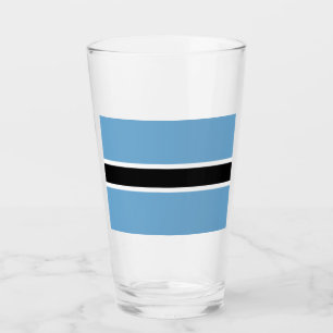 Botswanska Flagga (Botswana) Glaskopp