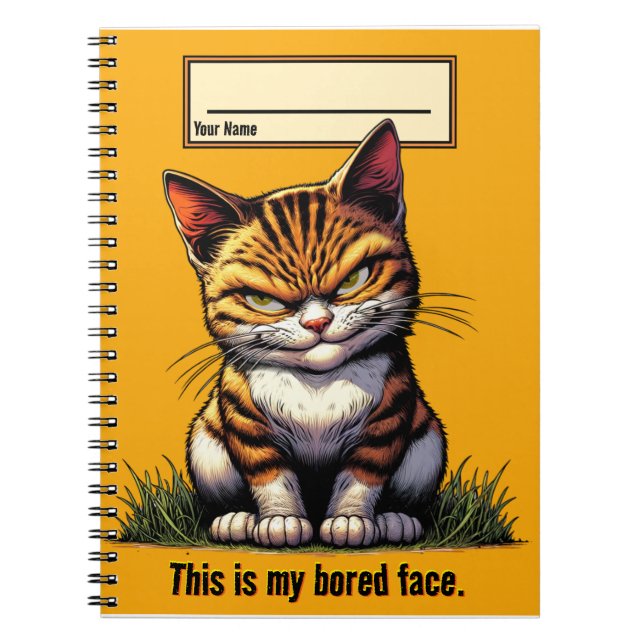Bott Cat Anteckningsbok (Framsidan)