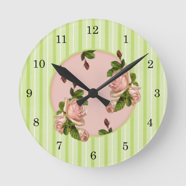 Botten Ro Wall Clock Rund Klocka (Framsida)