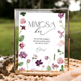 Bottendesign Mimosa Bar Drinks Skylt