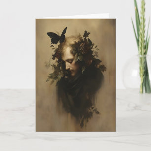 Bottendetalj av Soul Dark Academia Print Kort