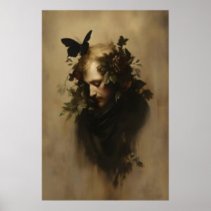 Bottendetalj av Soul Dark Academia Print Poster