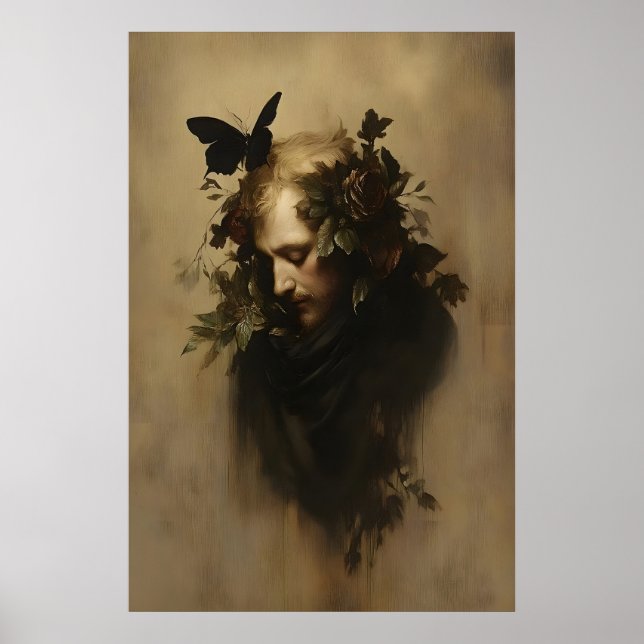 Bottendetalj av Soul Dark Academia Print Poster (Framsidan)