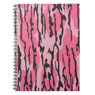 Bottenland Camo Rosa för Kvinnor och Flickor Anteckningsbok