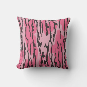 Bottenland Camo Rosa för Kvinnor och Flickor Kudde